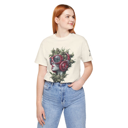 CANNABIS GODDESS TECH™ | PREMIUM FUTURISTIC ART TEE