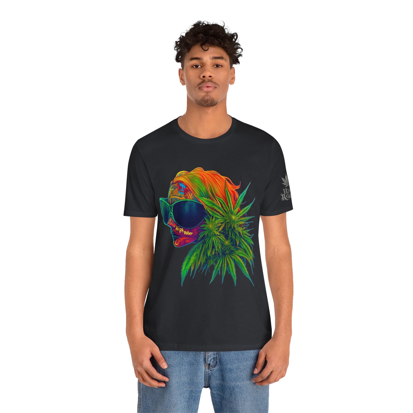 Neon Dreams Tee - Premium Airlume Cotton Cannabis Culture Psychedelic Profile Art
