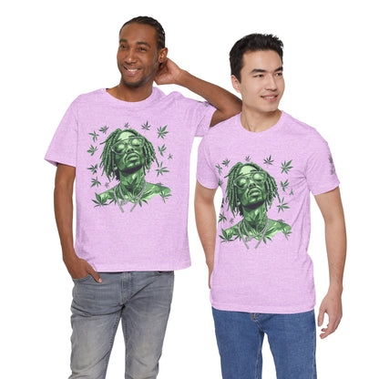 Elevated Vision Green Dream Tee - Premium Airlume Cotton Cannabis Culture Art