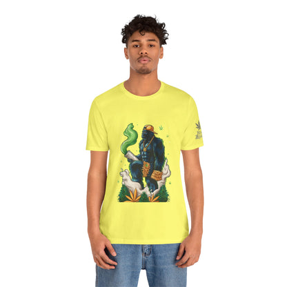 Bigfoot Cannabis Scholar T-Shirt - Premium Sasquatch 420 Lifestyle Apparel