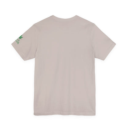 Cannabis Art Dual Face T-Shirt - Premium Unisex Cotton Tee