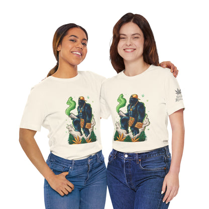 Bigfoot Cannabis Scholar T-Shirt - Premium Sasquatch 420 Lifestyle Apparel