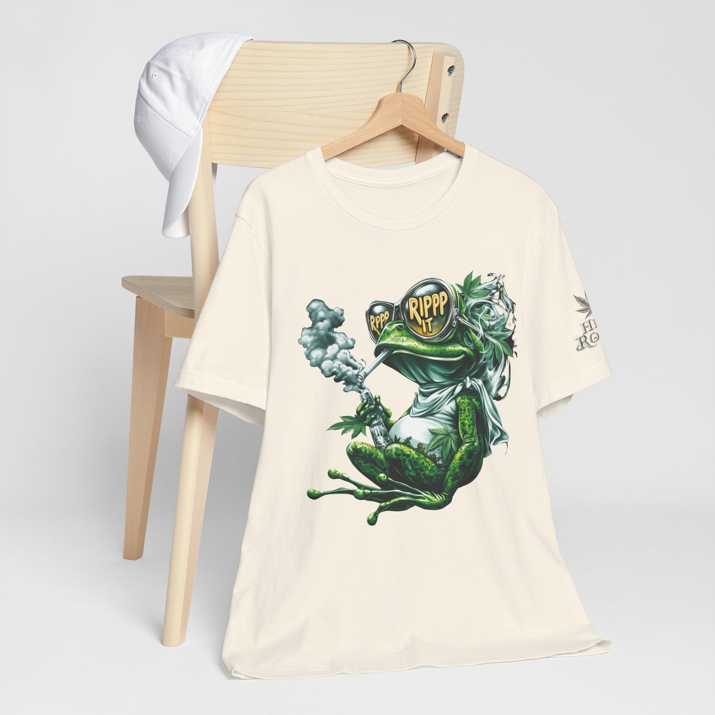 RIPPP IT Cosmic Frog Tee - Premium Airlume Cotton Cannabis Culture Streetwear