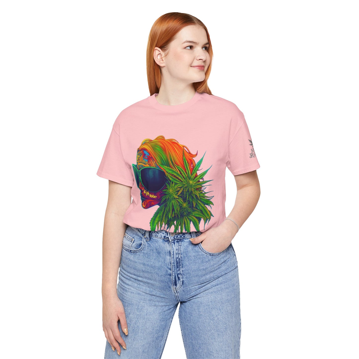 Neon Dreams Tee - Premium Airlume Cotton Cannabis Culture Psychedelic Profile Art