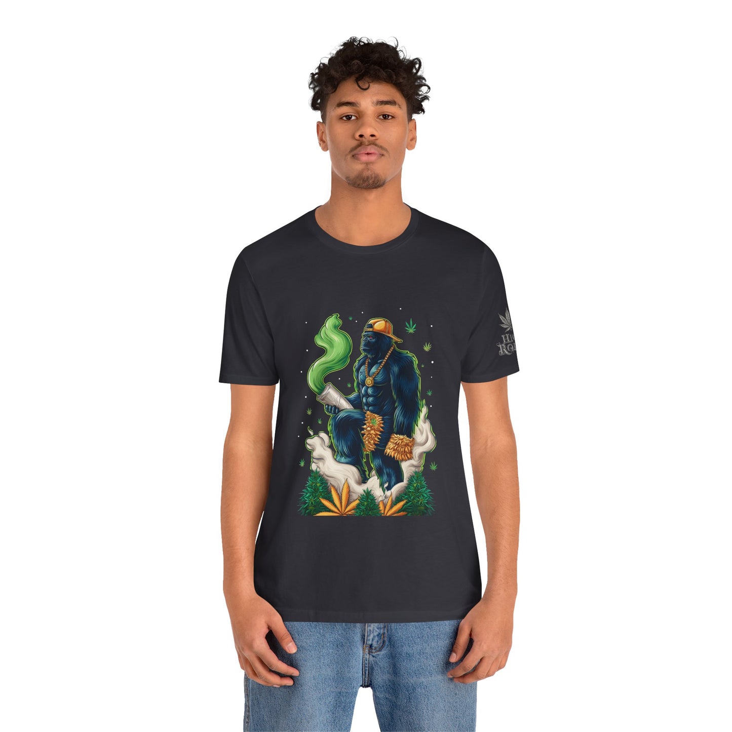 Bigfoot Cannabis Scholar T-Shirt - Premium Sasquatch 420 Lifestyle Apparel