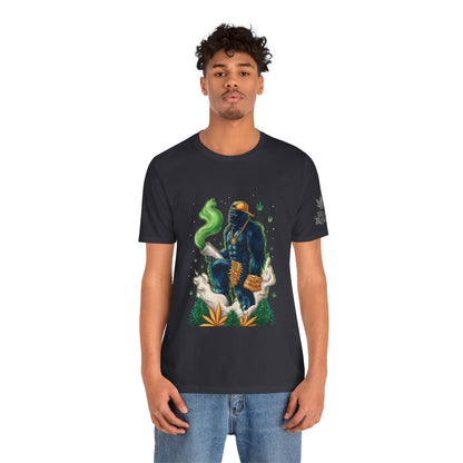 Bigfoot Cannabis Scholar T-Shirt - Premium Sasquatch 420 Lifestyle Apparel