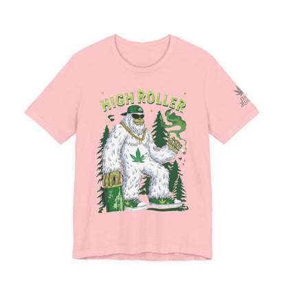Alpine Yeti HIGH ROLLER T-Shirt - Premium Cannabis Mountain Culture Apparel