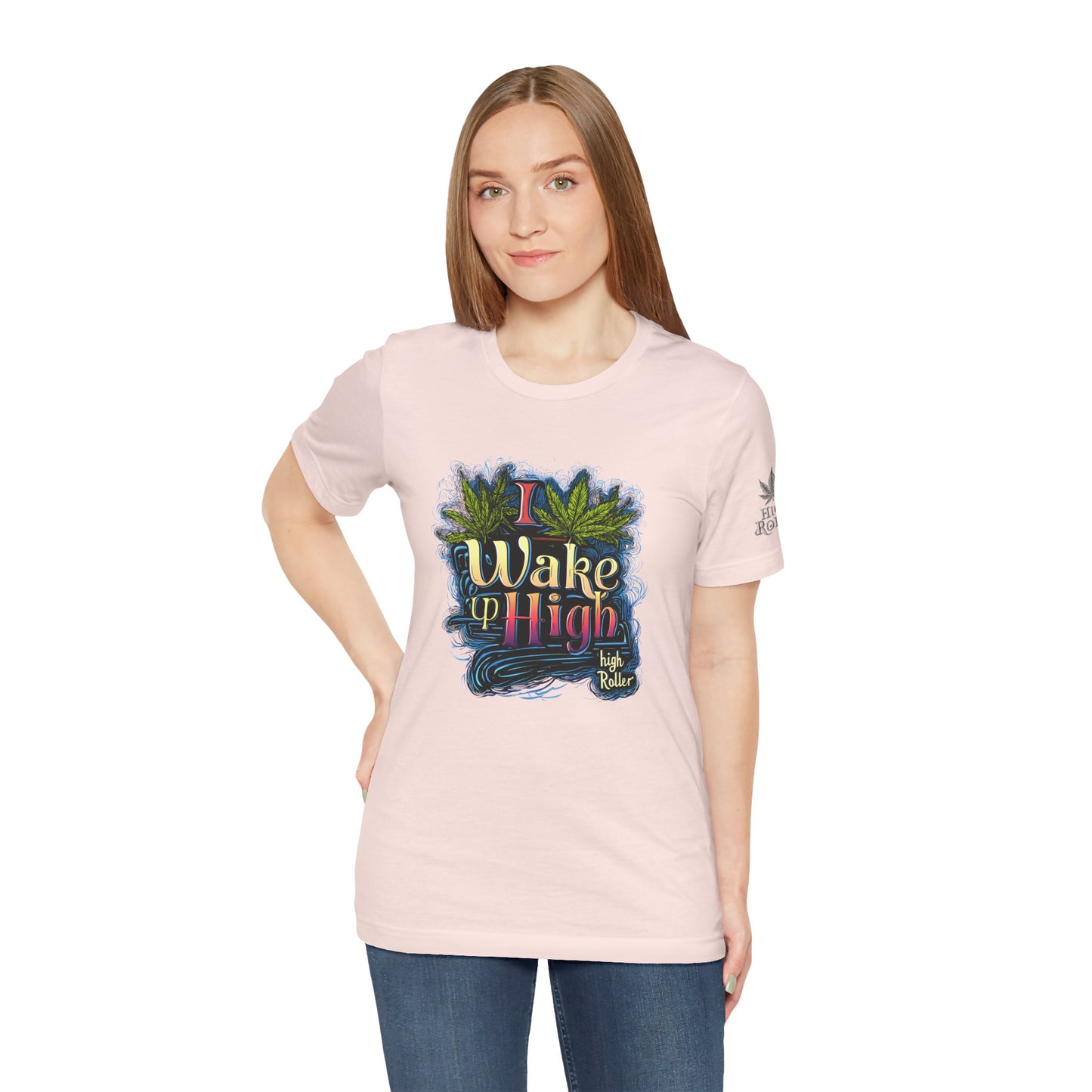 Wake Up High™ | Premium Cannabis Art Tee - Limited Edition | High Roller