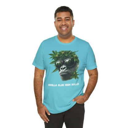 Gorilla Glue Elite Tee - Premium Airlume Cotton Cannabis Strain Culture Black Shirt