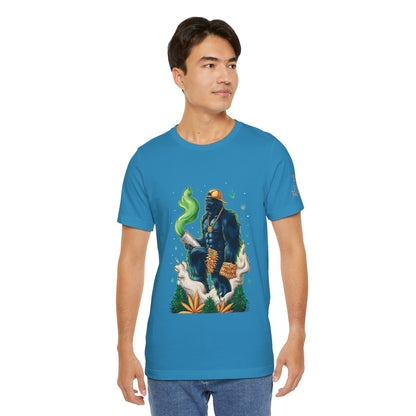 Bigfoot Cannabis Scholar T-Shirt - Premium Sasquatch 420 Lifestyle Apparel