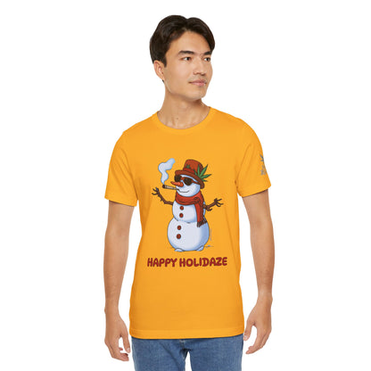Happy Holidaze Premium Cannabis Christmas T-Shirt