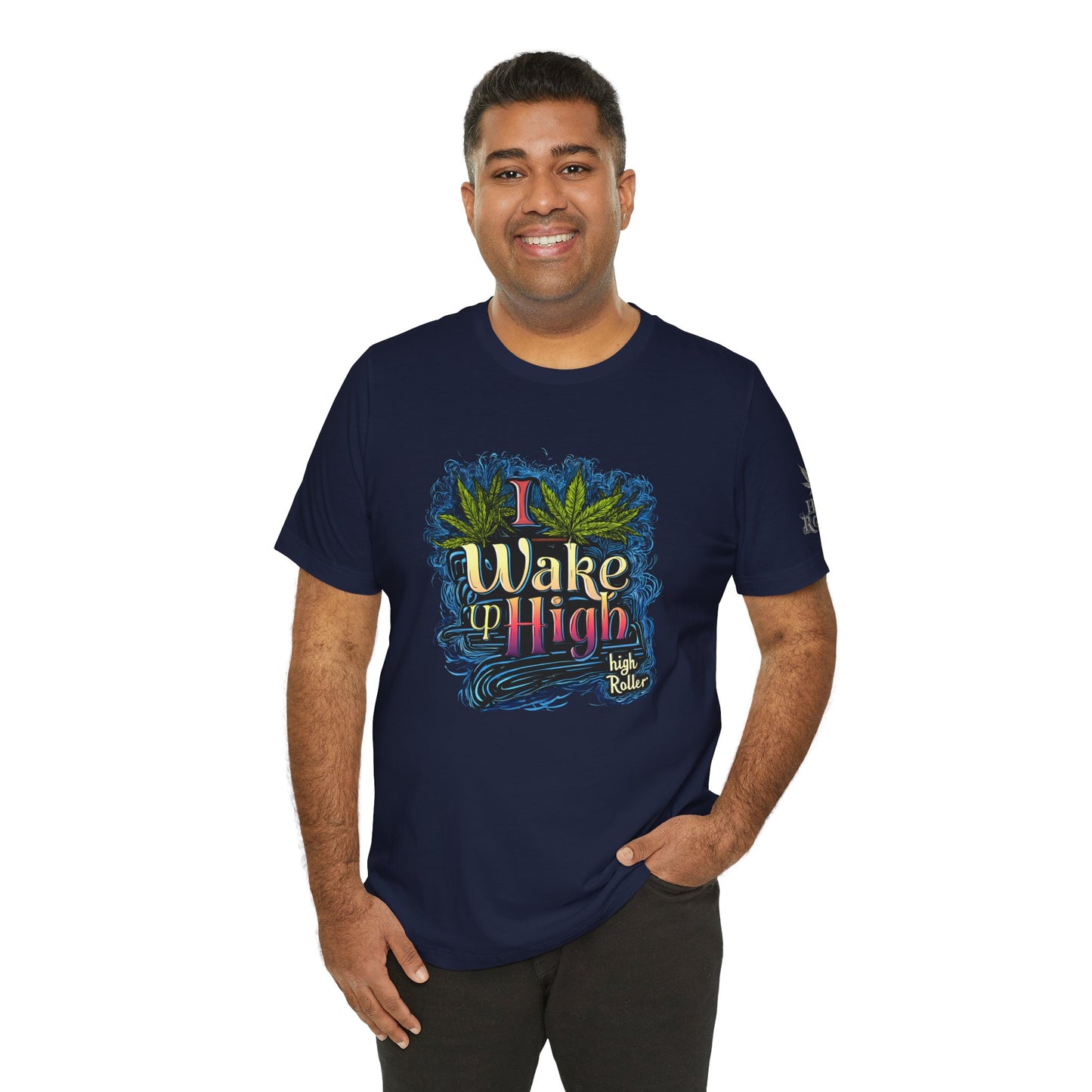 Wake Up High™ | Premium Cannabis Art Tee - Limited Edition | High Roller
