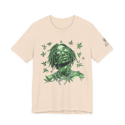 Elevated Vision Green Dream Tee - Premium Airlume Cotton Cannabis Culture Art