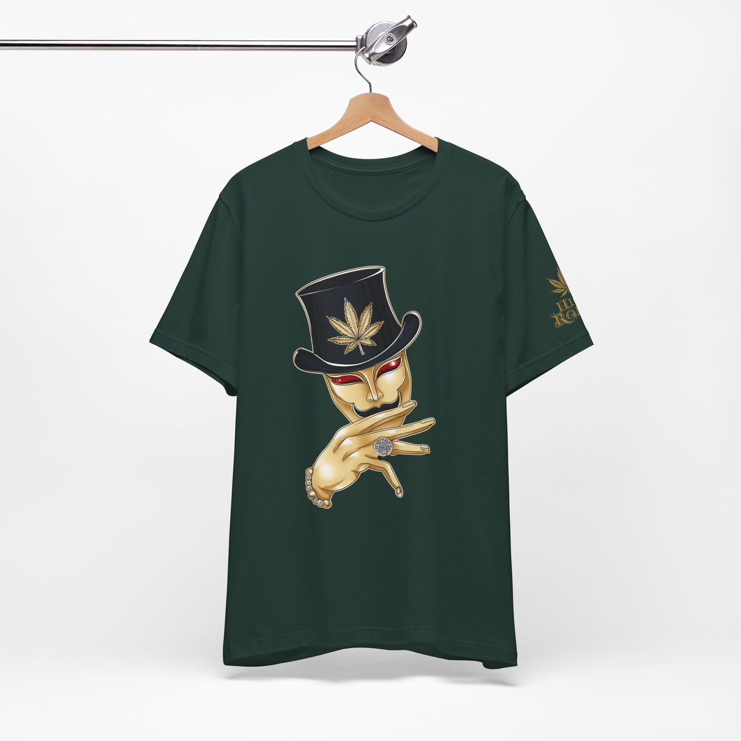 Golden Touch T-Shirt - Premium Airlume Cotton Cannabis Luxury Boss Art Tee