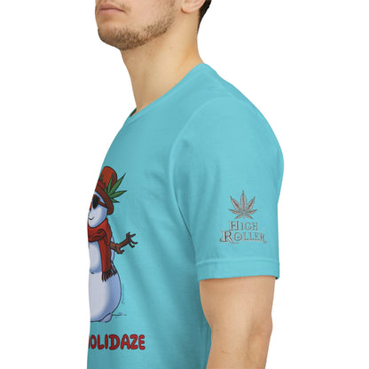 Happy Holidaze Premium Cannabis Christmas T-Shirt