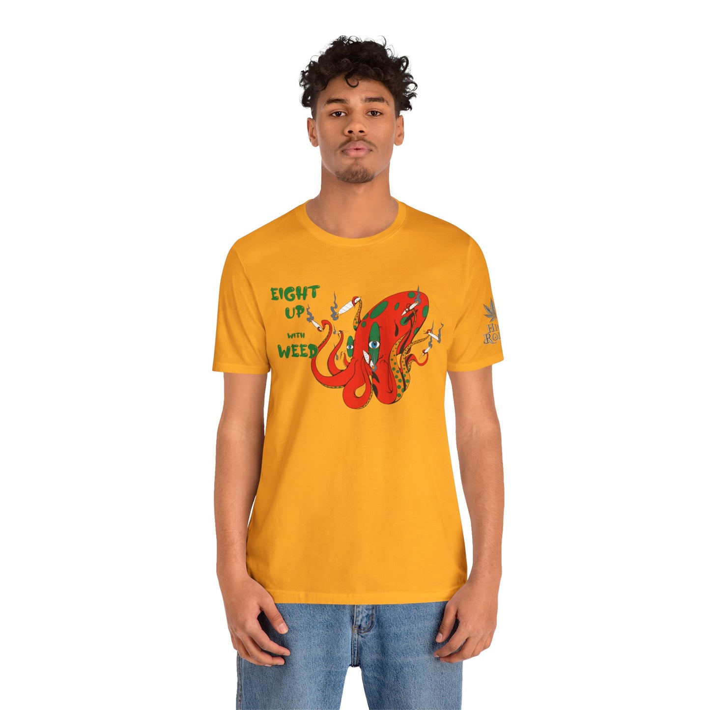 Eight Up Octopus Tee - Premium Airlume Cotton Cannabis Culture Streetwear