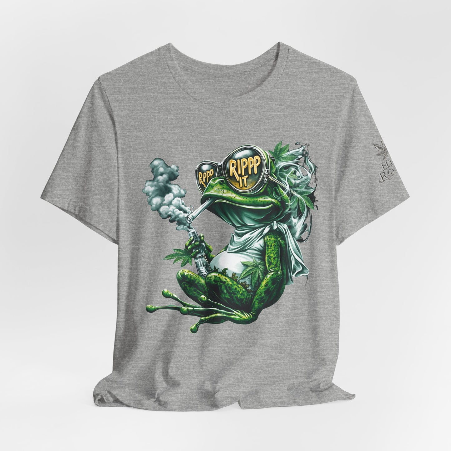 RIPPP IT Cosmic Frog Tee - Premium Airlume Cotton Cannabis Culture Streetwear