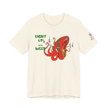 Eight Up Octopus Tee - Premium Airlume Cotton Cannabis Culture Streetwear