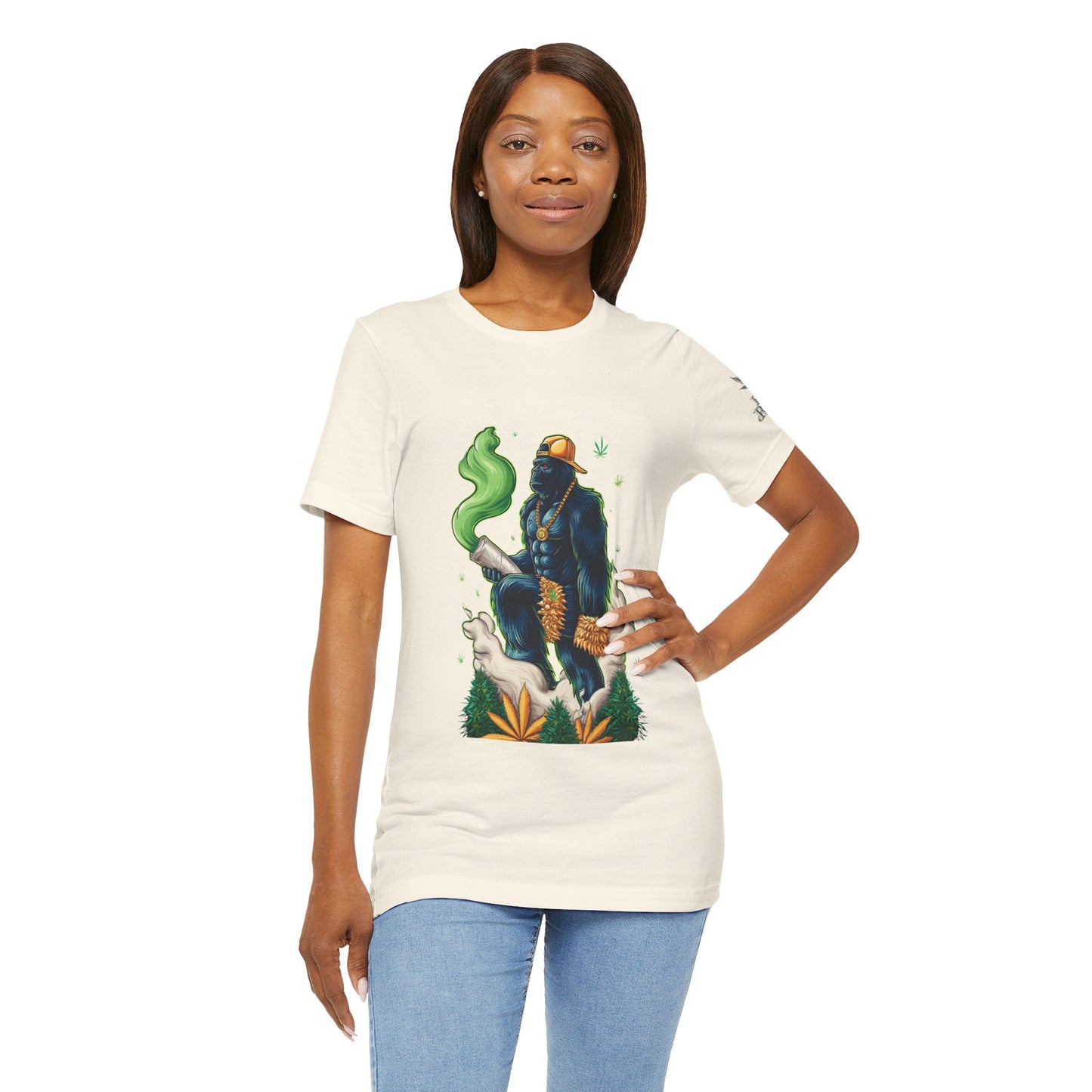 Bigfoot Cannabis Scholar T-Shirt - Premium Sasquatch 420 Lifestyle Apparel