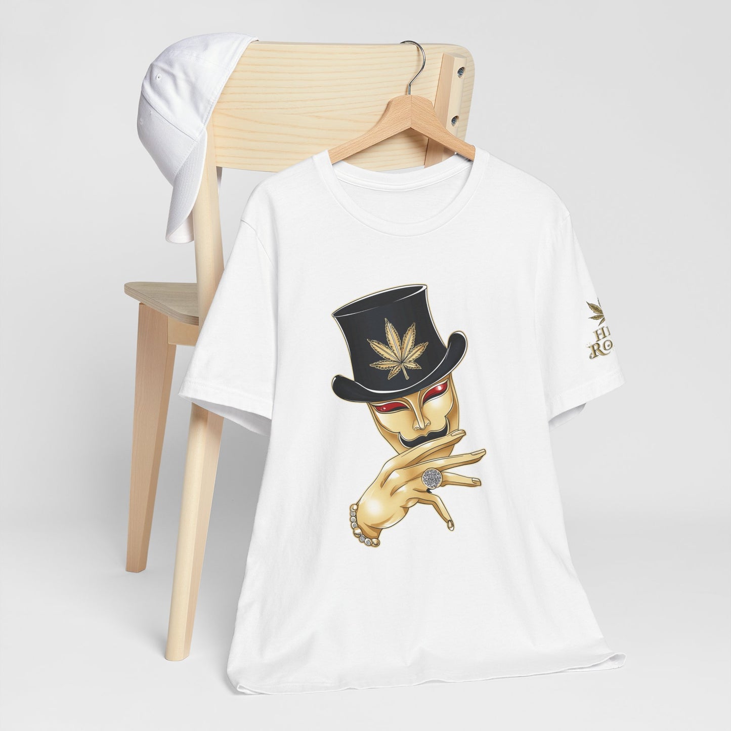 Golden Touch T-Shirt - Premium Airlume Cotton Cannabis Luxury Boss Art Tee