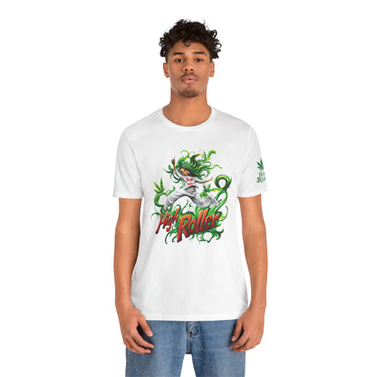 HIGH ROLLER CANNABIS GODDESS™ | PREMIUM MYSTICAL ART TEE