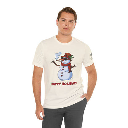 Happy Holidaze Premium Cannabis Christmas T-Shirt