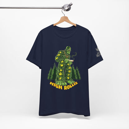 Cannabis Sasquatch Forest King T-Shirt - Premium Bigfoot 420 Lifestyle Apparel"