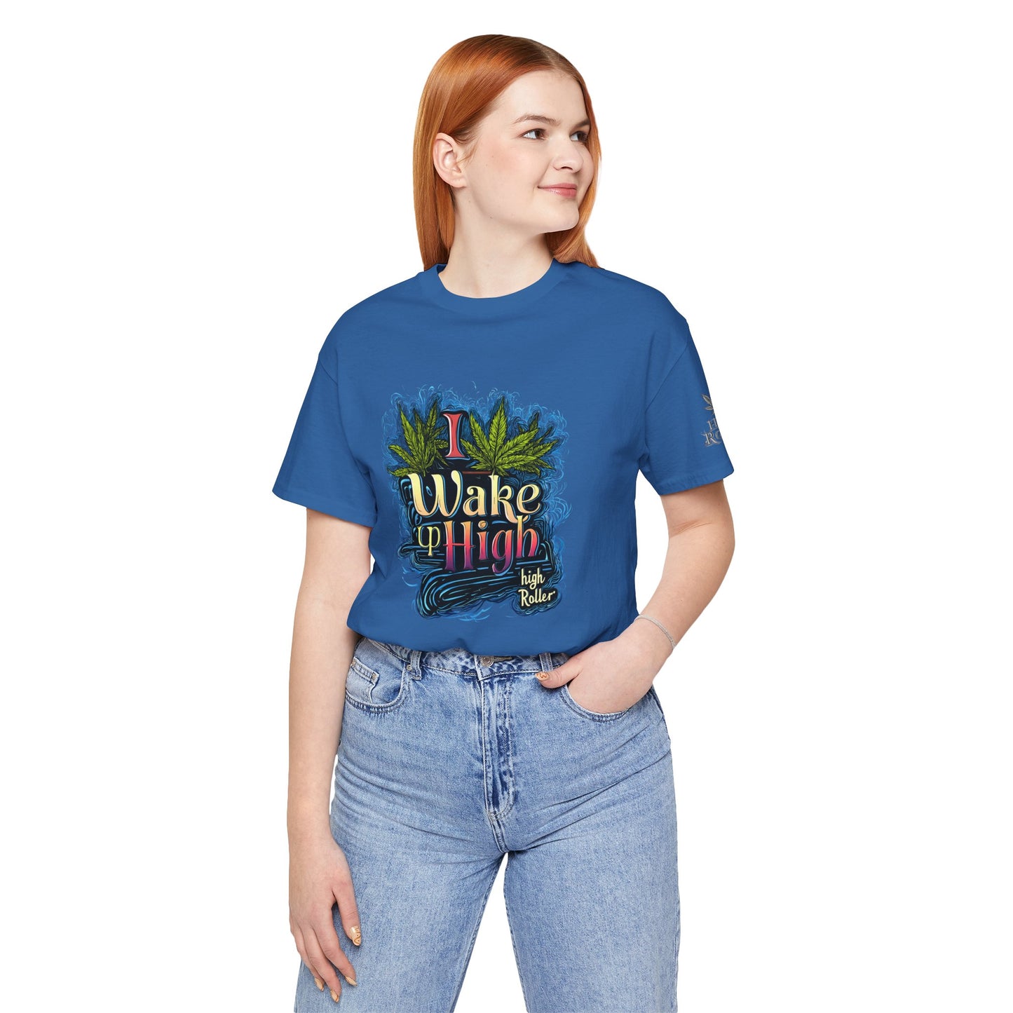 Wake Up High™ | Premium Cannabis Art Tee - Limited Edition | High Roller