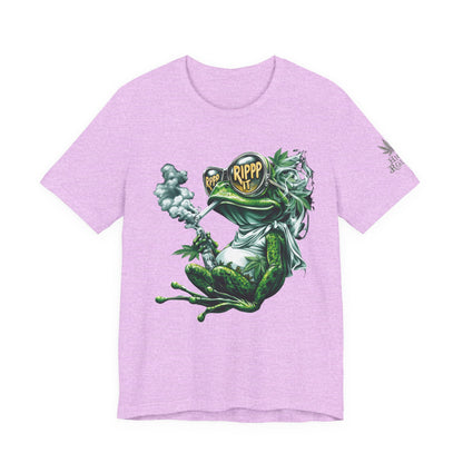 RIPPP IT Cosmic Frog Tee - Premium Airlume Cotton Cannabis Culture Streetwear