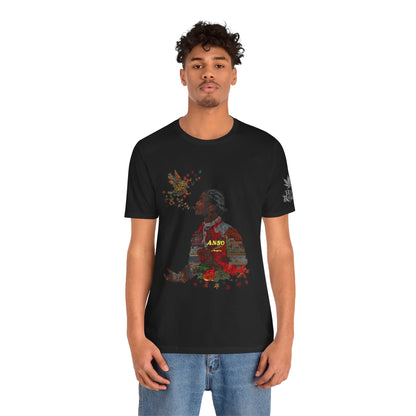 High Roller ANSO Freedom Eagle Cannabis T-Shirt - Premium 420 Artistic Double Exposure Urban Culture Liberation Apparel