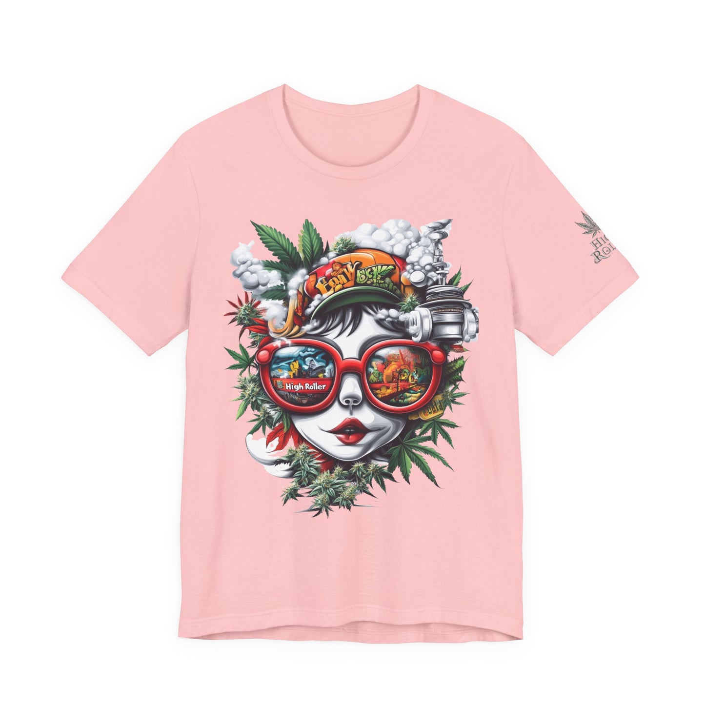 Vision Quest T-Shirt - Premium Airlume Cotton Cannabis Goddess Psychedelic Art Tee