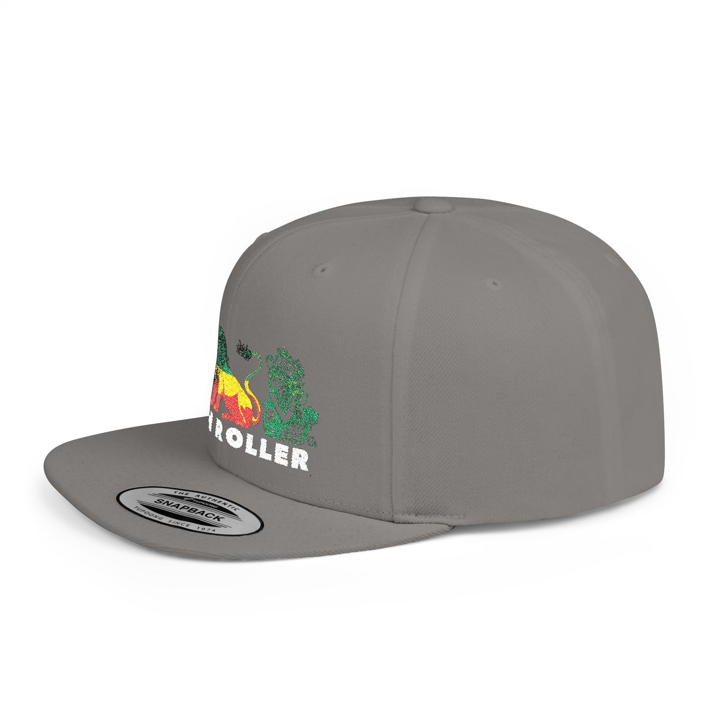 HIGH ROLLER Rastafarian Lion Snapback Cap