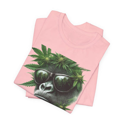 Gorilla Glue Elite Tee - Premium Airlume Cotton Cannabis Strain Culture Black Shirt