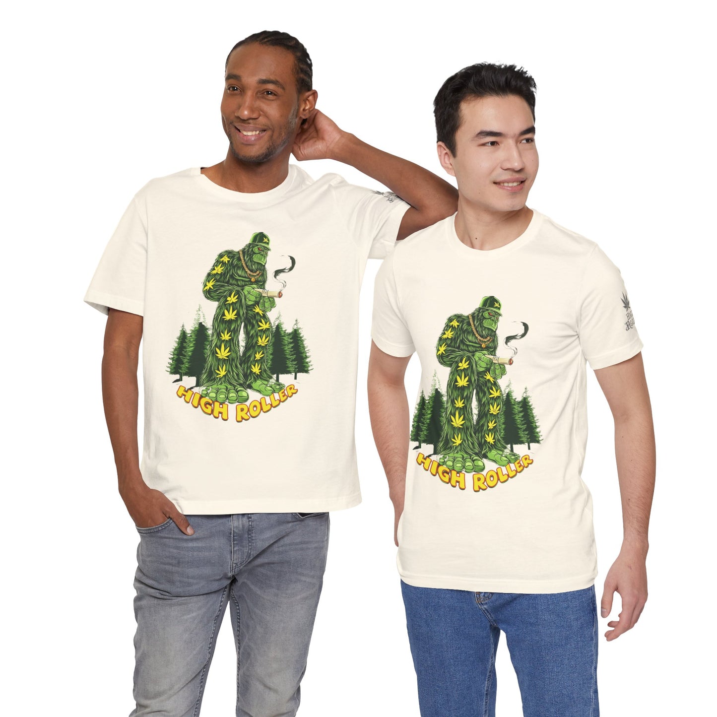 Cannabis Sasquatch Forest King T-Shirt - Premium Bigfoot 420 Lifestyle Apparel"
