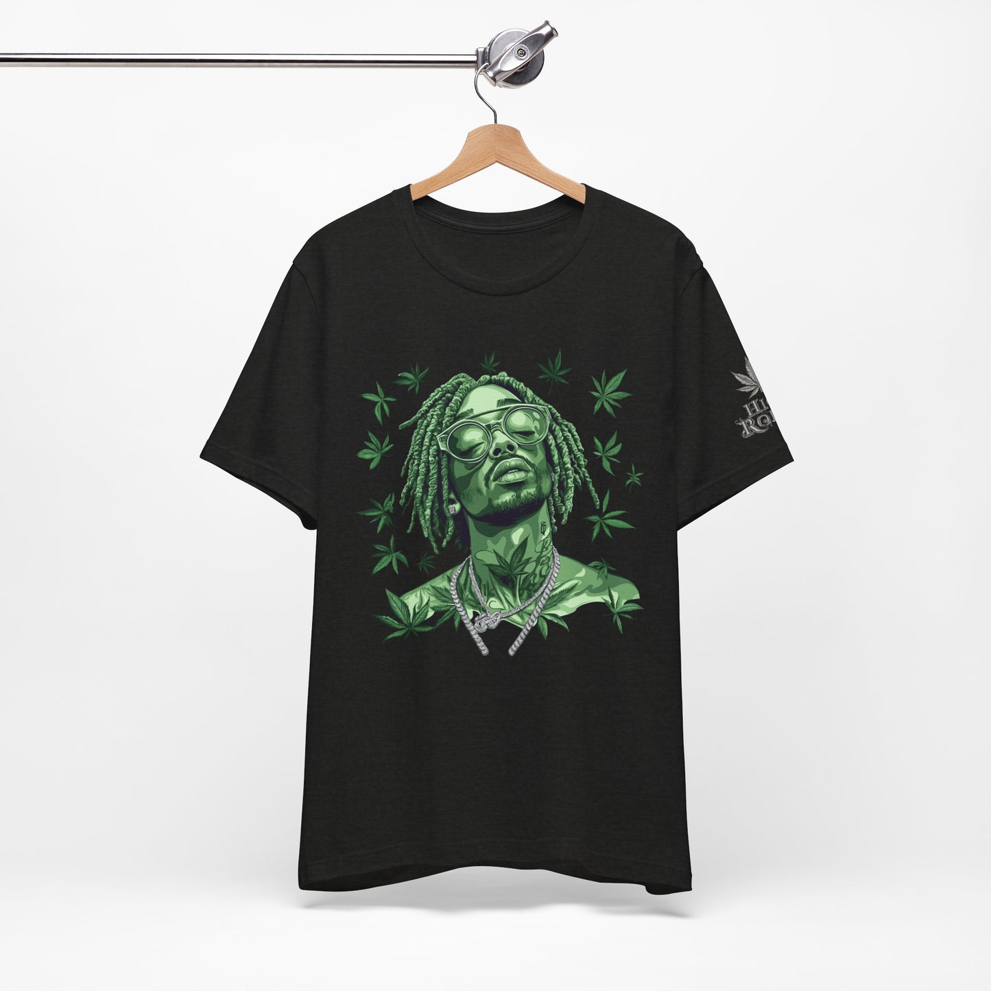 Elevated Vision Green Dream Tee - Premium Airlume Cotton Cannabis Culture Art