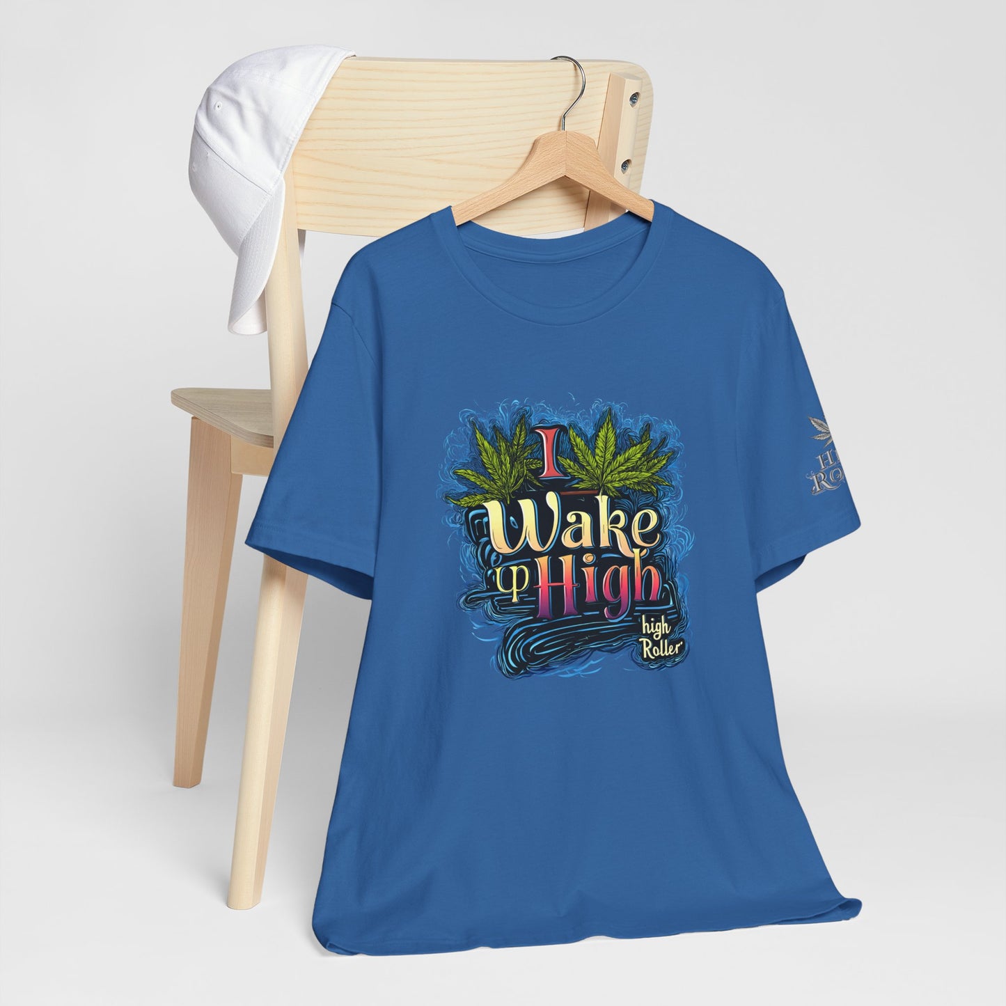 Wake Up High™ | Premium Cannabis Art Tee - Limited Edition | High Roller