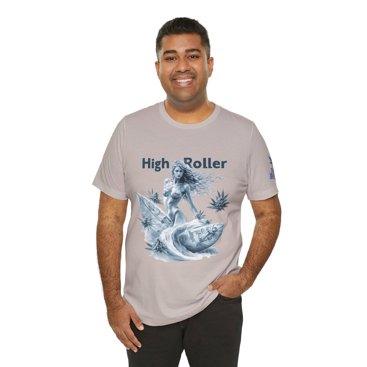 Cannabis Goddess Tee - Feminine Beauty Art Design | High Roller