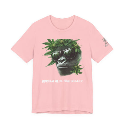 Gorilla Glue Elite Tee - Premium Airlume Cotton Cannabis Strain Culture Black Shirt