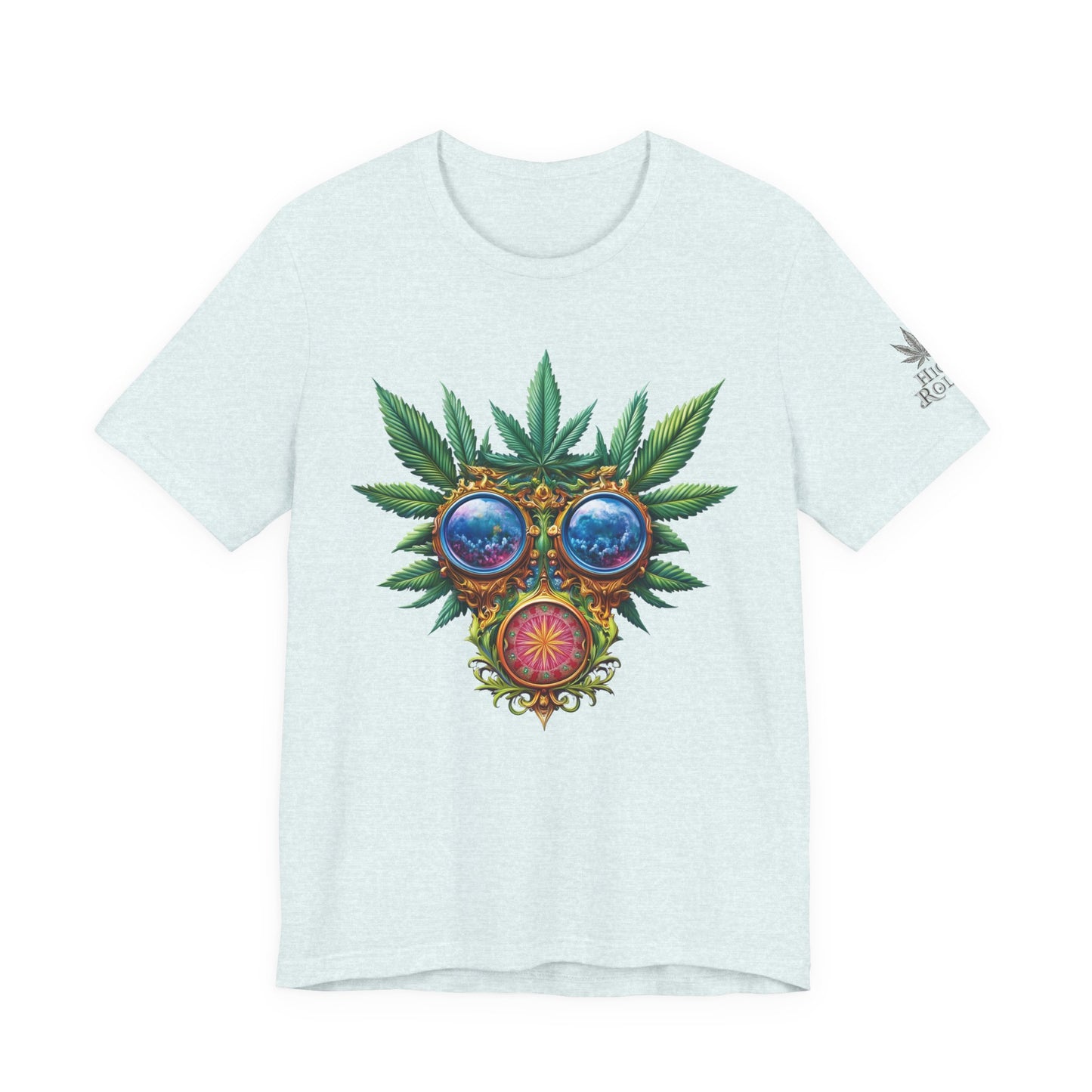 Third Eye Vision T-Shirt - Premium Airlume Cotton Cannabis Kaleidoscope Art Tee