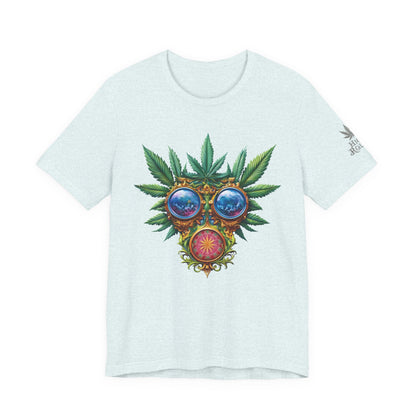 Third Eye Vision T-Shirt - Premium Airlume Cotton Cannabis Kaleidoscope Art Tee