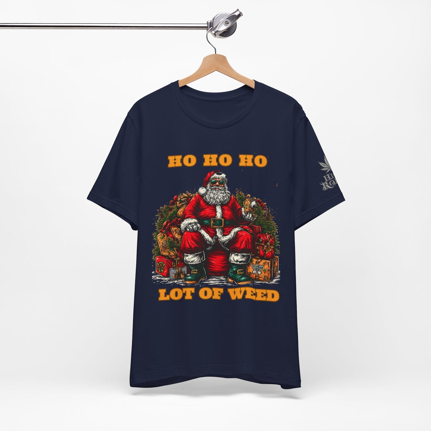 Ho Ho Ho Lot Of Weed Premium Cannabis Christmas T-Shirt