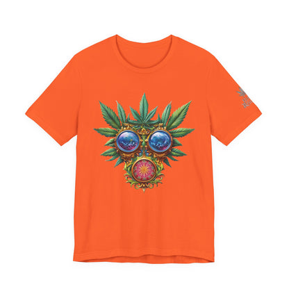 Third Eye Vision T-Shirt - Premium Airlume Cotton Cannabis Kaleidoscope Art Tee