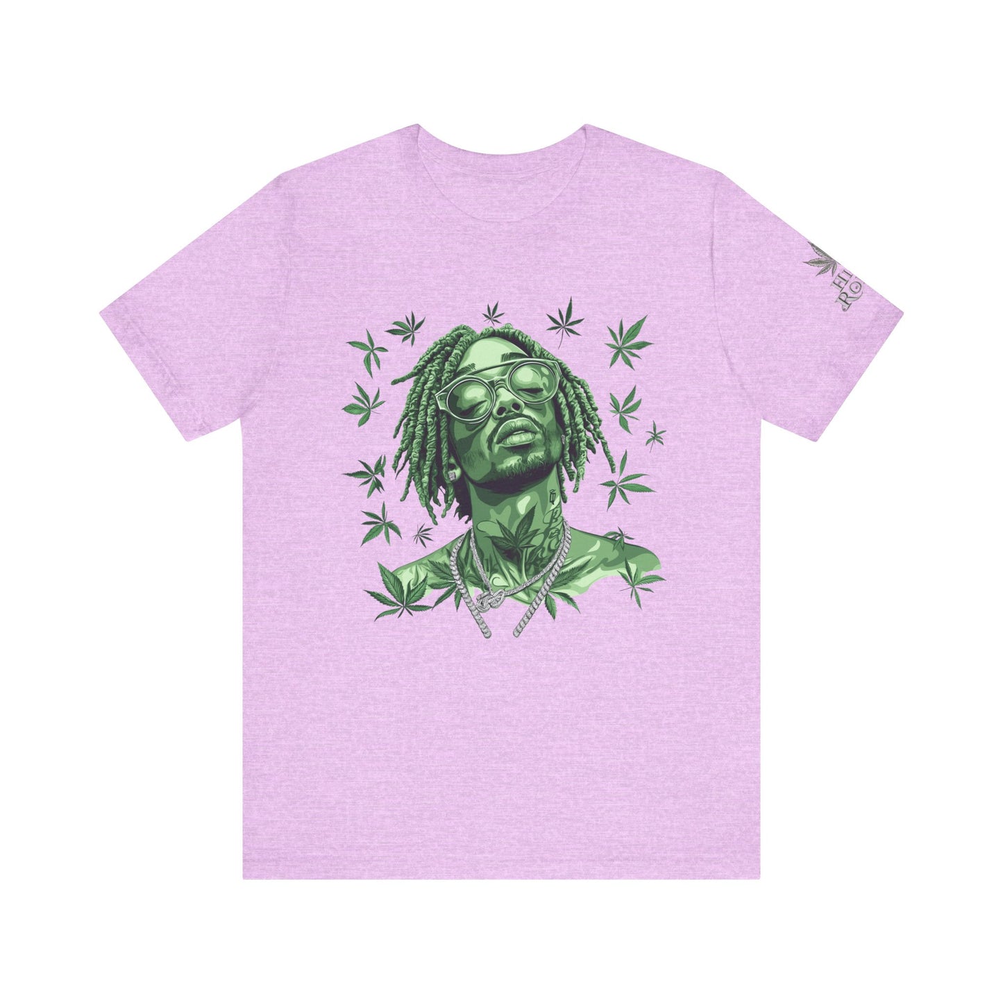 Elevated Vision Green Dream Tee - Premium Airlume Cotton Cannabis Culture Art