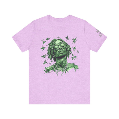 Elevated Vision Green Dream Tee - Premium Airlume Cotton Cannabis Culture Art