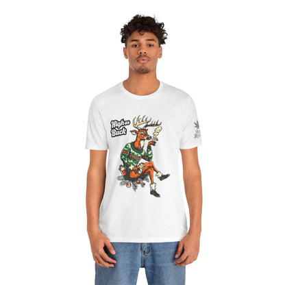 HIGH AS BUCK CHRISTMAS™ | PREMIUM HOLIDAY CANNABIS TEE