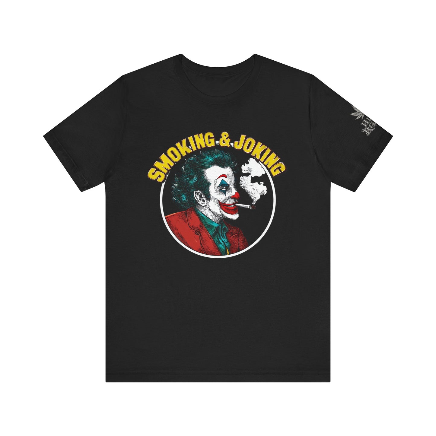 Smoking & Joking T-Shirt - Premium Airlume Cotton Cannabis Villain Pop Art Tee