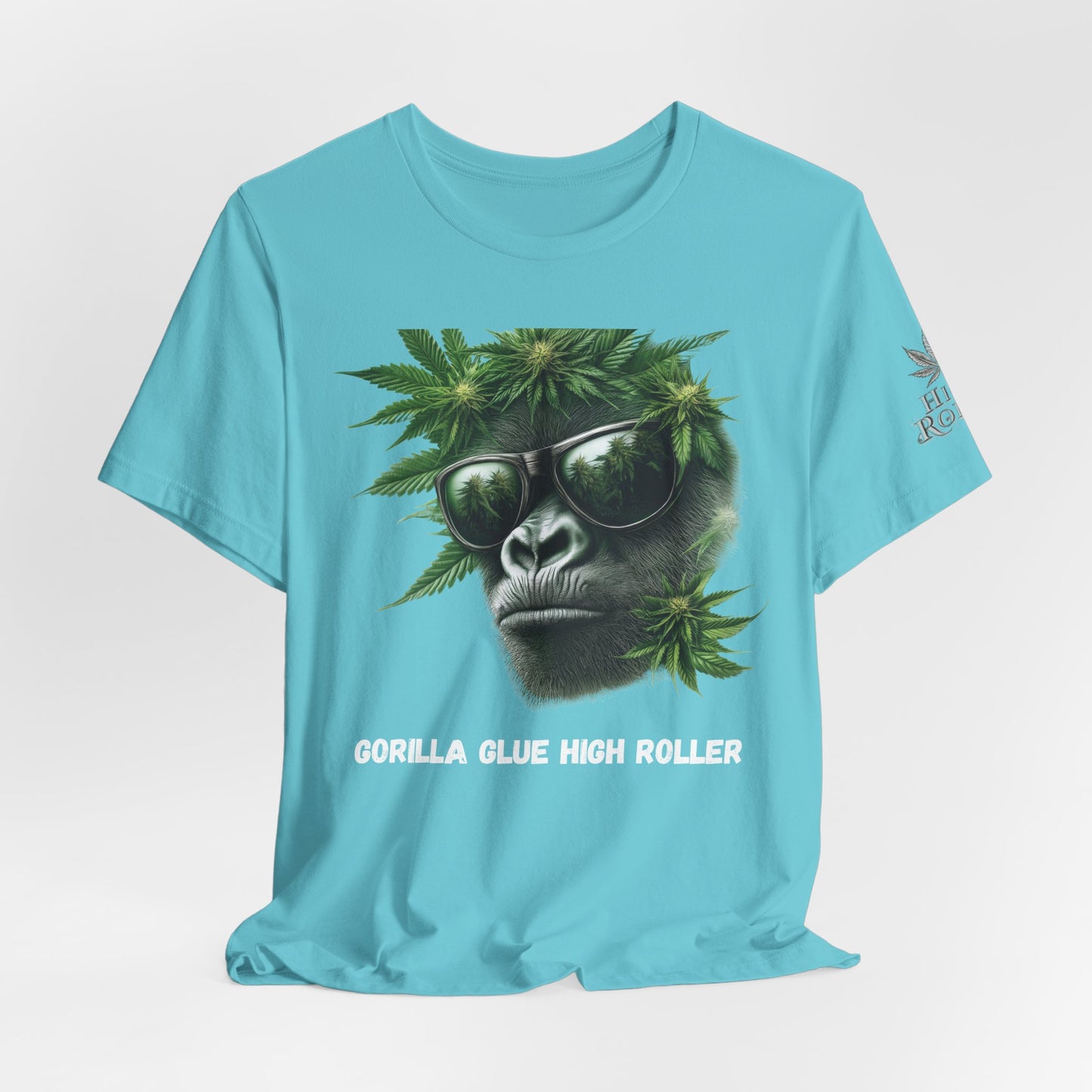 Gorilla Glue Elite Tee - Premium Airlume Cotton Cannabis Strain Culture Black Shirt