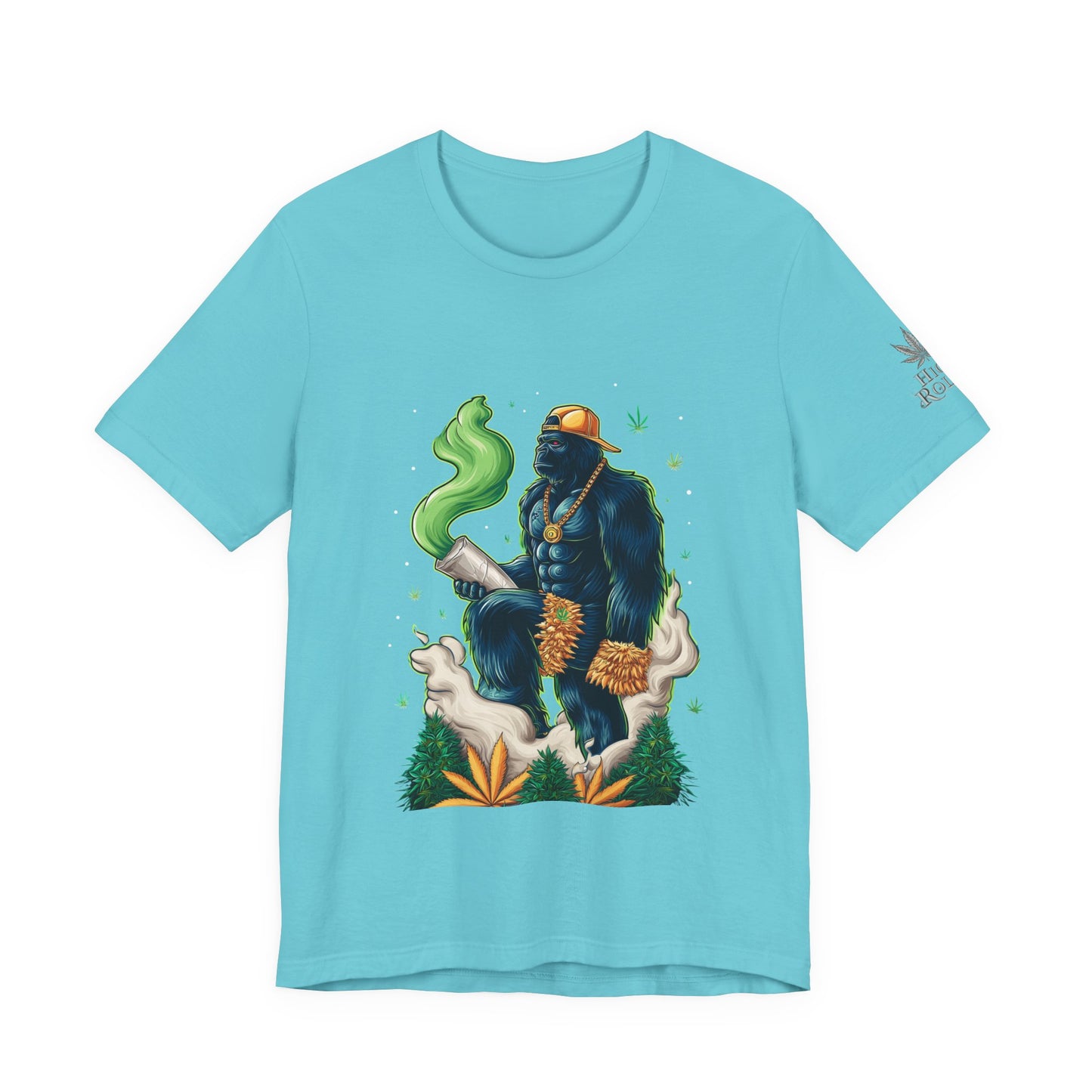 Bigfoot Cannabis Scholar T-Shirt - Premium Sasquatch 420 Lifestyle Apparel