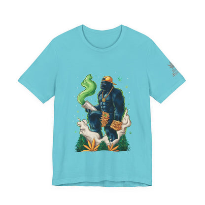 Bigfoot Cannabis Scholar T-Shirt - Premium Sasquatch 420 Lifestyle Apparel