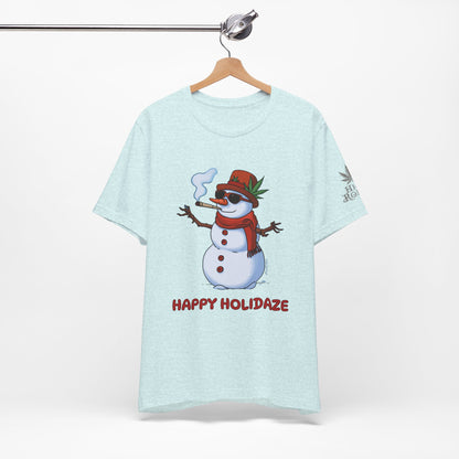 Happy Holidaze Premium Cannabis Christmas T-Shirt